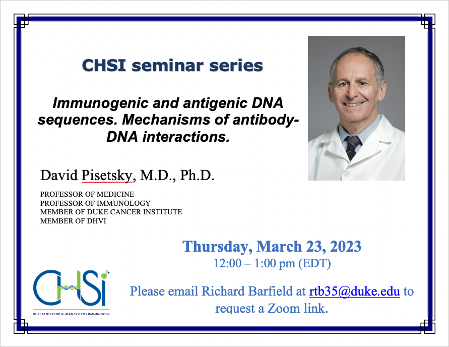 David Posetsky I4Q flyer