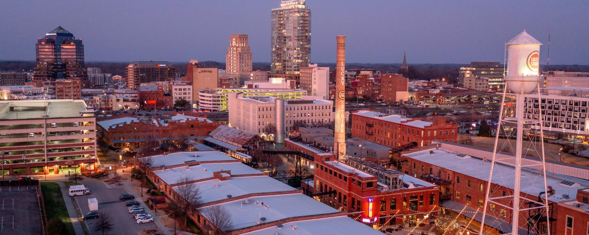 Skyline of Durham Downtown